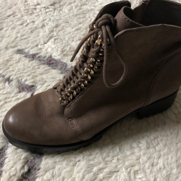 Karl Lagerfeld Combat Boots - Picture 1 of 3